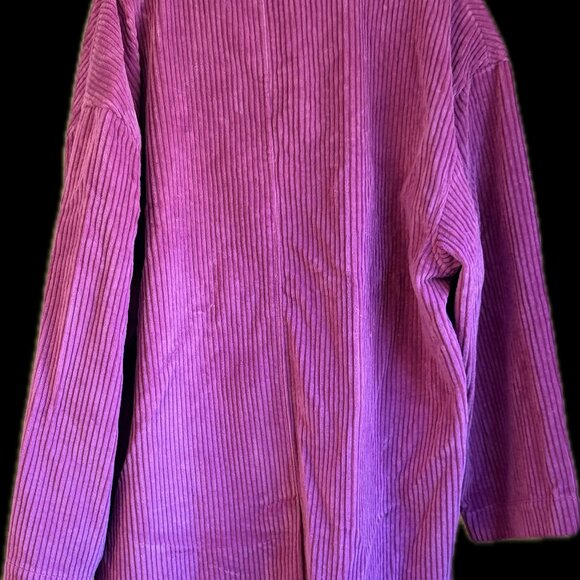 Fatima Jacket in Raspberry Corduroy - Picture 5 of 5